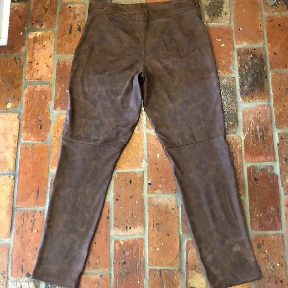 Rewash faux worn leather high rise pants sz11 - Picture 7 of 10